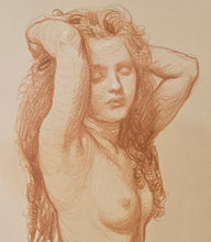 Load image into Gallery viewer, Jane Erin Emmet De Glehn Red Chalk Nude Study Circa.1910
