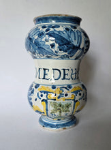 Load image into Gallery viewer, Italian Armorial Maiolica Albarello  Circa.1700
