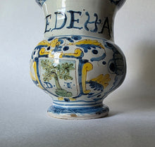 Load image into Gallery viewer, Italian Armorial Maiolica Albarello  Circa.1700
