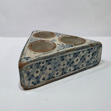 Load image into Gallery viewer, 18th.Century Spanish Talevera Pottery Cobalt Especiero
