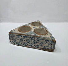 Load image into Gallery viewer, 18th.Century Spanish Talevera Pottery Cobalt Especiero
