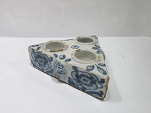 Load image into Gallery viewer, 18th.Century Spanish Talevera Pottery Cobalt Especiero
