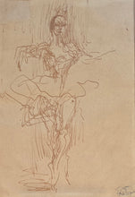 Load image into Gallery viewer, Felix Topolski Study Of Prima Ballerina Dame Alicia Markova Circa.1950
