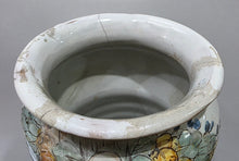 Load image into Gallery viewer, Italian Armorial Maiolica Albarello Castelli Circa.1660
