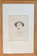 Load image into Gallery viewer, David Wurtzel Etching Portrait Of James Joyce 1976
