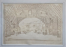 Load image into Gallery viewer, Cecil Beaton Pen And Ink Stage Set Design For Frederick Ashton's Les Sirènes 1946
