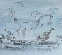 Load image into Gallery viewer, Oliver Messel Watercolour Stage Design For The Magical Boat In Sleeping Beauty 1946
