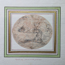 Load image into Gallery viewer, Hubert-François Gravelot Chalk Drawing Dido On Her Funeral Pyre Circa.1739
