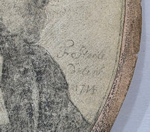 Load image into Gallery viewer, F Steele Early 18th.Century Plumbago Portrait Miniature Of A Gentleman 1714
