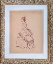 Load image into Gallery viewer, Sir William Russell Flint R.A. P.R.W.S. Red Chalk Study Circa.1950

