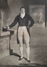 Load image into Gallery viewer, Charles Turner After Benjamin Marshall Large Mezzotint Portrait Engraving Of The Boxer "Gentleman" John Jackson 1810 Rare

