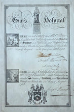 Load image into Gallery viewer, Guy's Hospital London Mr Peter Cheselden Exceptionally Rare Mid 18th.Century Surgery, Anatomy &amp; Operations Certificate 1758
