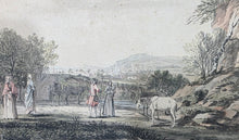 Load image into Gallery viewer, Attr. Paul Sandby R.A Watercolour Landscape Drawing A View Of The Malvern Hills Circa.1770
