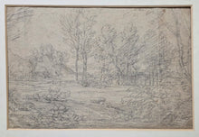 Load image into Gallery viewer, Attr. Richard Wilson R.A. Black Chalk Wooded Landscape Study Circa.1770
