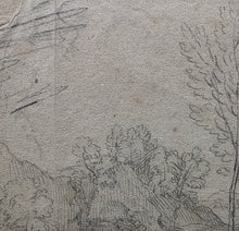 Load image into Gallery viewer, Attr. Richard Wilson R.A. Black Chalk Wooded Landscape Study Circa.1770
