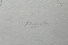 Load image into Gallery viewer, Margaret Sarah Carpenter Pencil Portrait Of Philipp Melanchthon After Holbein Circa.1840
