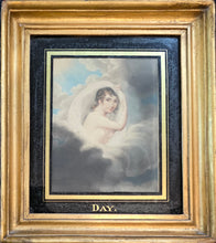 Load image into Gallery viewer, Day And Night A Pair Of Colour-Printed Mezzotint Engravings After Thomas Harper In Original Gilt Eglomise Frames 1828
