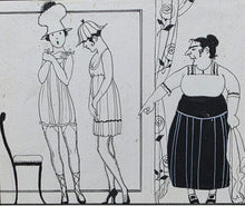 Load image into Gallery viewer, Georges Barbier French School Early 20th.Century Original Pen Drawing Chemises Circa.1920

