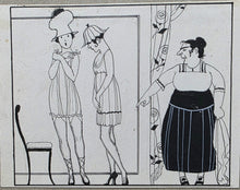 Load image into Gallery viewer, Georges Barbier French School Early 20th.Century Original Pen Drawing Chemises Circa.1920
