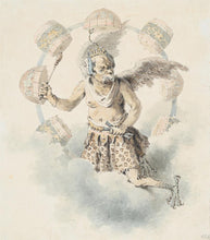 Load image into Gallery viewer, William Alexander Watercolour Drawing Lei Gong The Chinese God Of Thunder Ca.1792
