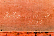 Load image into Gallery viewer, Bennett Hubbard Oil Portrait Painting Of A Black And Tan Terrier 1835
