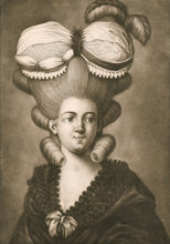 Load image into Gallery viewer, Ladies Hair Fashions A Rare Group Of Four 18th.Century Mezzotint Engravings By JJ Haid Circa.1765
