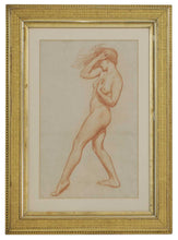 Load image into Gallery viewer, Harold Speed Red Chalk Nude Study Circa.1899
