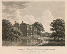 Load image into Gallery viewer, 18th.Century Grey Wash Watercolour Drawing The Lodge In Richmond Park The Residence Of Philip Meadows Esq Circa.1780
