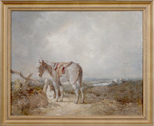 Load image into Gallery viewer, James Ward R.A Landscape With Saddled Donkey And Resting Dog
