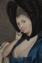 Load image into Gallery viewer, German School 18th.Century Gouache On Vellum The Secret Circa.1770
