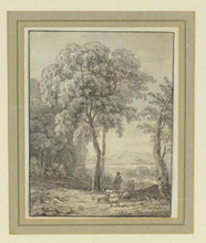 Load image into Gallery viewer, Jean Baptiste Claude Chatelain 18th.Century Pen And Ink Landscape Drawing Circa.1740
