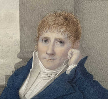 Load image into Gallery viewer, Denis Hugenot Fribourg 19th.Century French School Portrait Of A Gentleman Circa.1810
