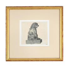 Load image into Gallery viewer, Willam Alexander Watercolour Drawing Chinese Bronze Lion Guardian From The Summer Palace Beijing Circa.1792
