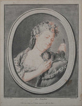 Load image into Gallery viewer, LM Bonnet After Charles Eisen Les Cinq Sens The Set Of Five Crayon Manner Engravings Circa.1770
