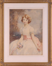 Load image into Gallery viewer, Walter Ernest Webster Portrait Of The Young Princess Elizabeth Circa.1936
