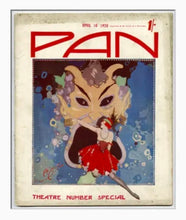Load image into Gallery viewer, Herbert Pizer Jazz Age Watercolour Drawing "The Mask" For Pan Magazine 1920
