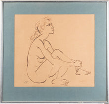 Load image into Gallery viewer, Ronald Searle Pen And Ink Nude Study 1957
