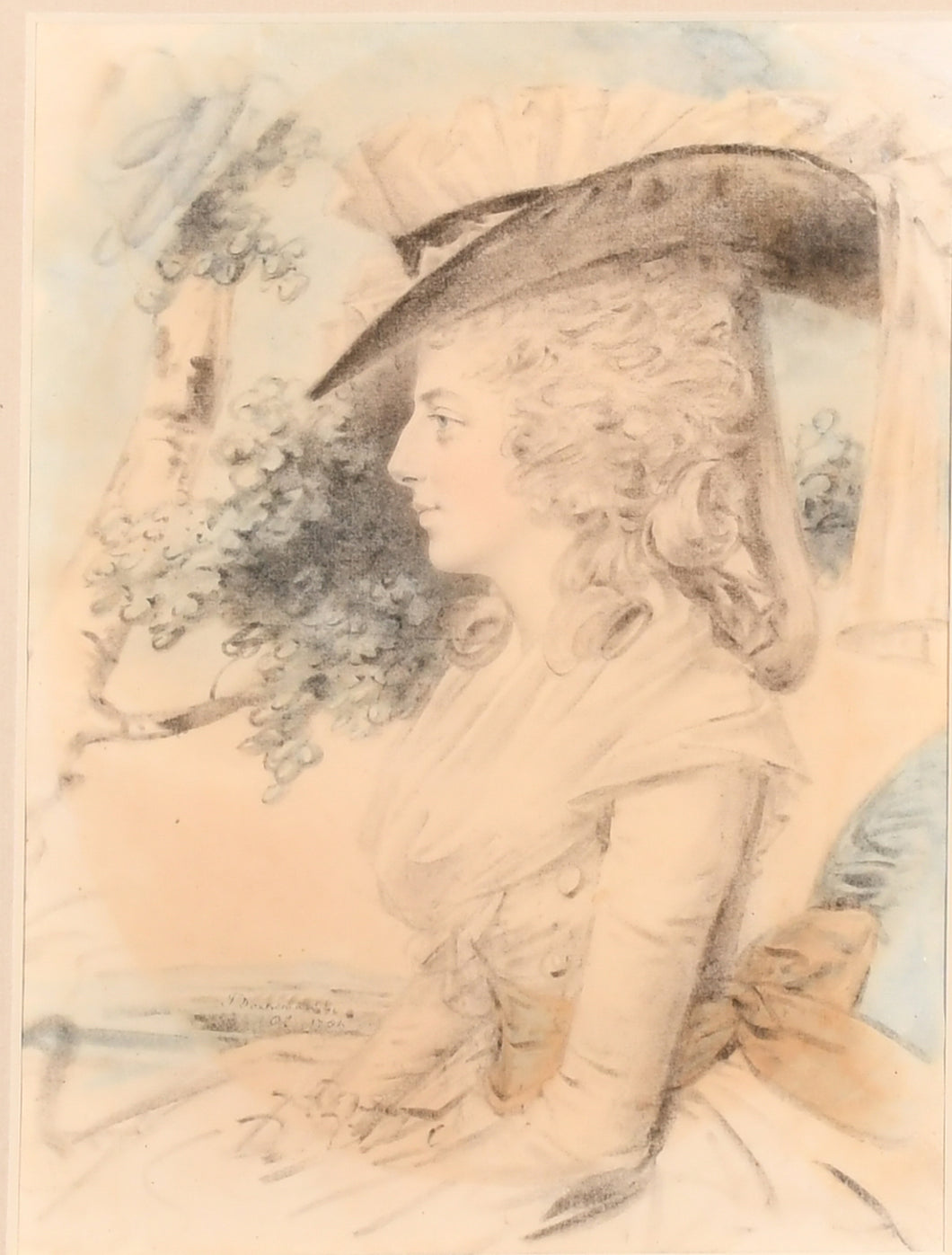 John Downman A.R.A Portrait Of A Lady 1784 Perdita Robinson