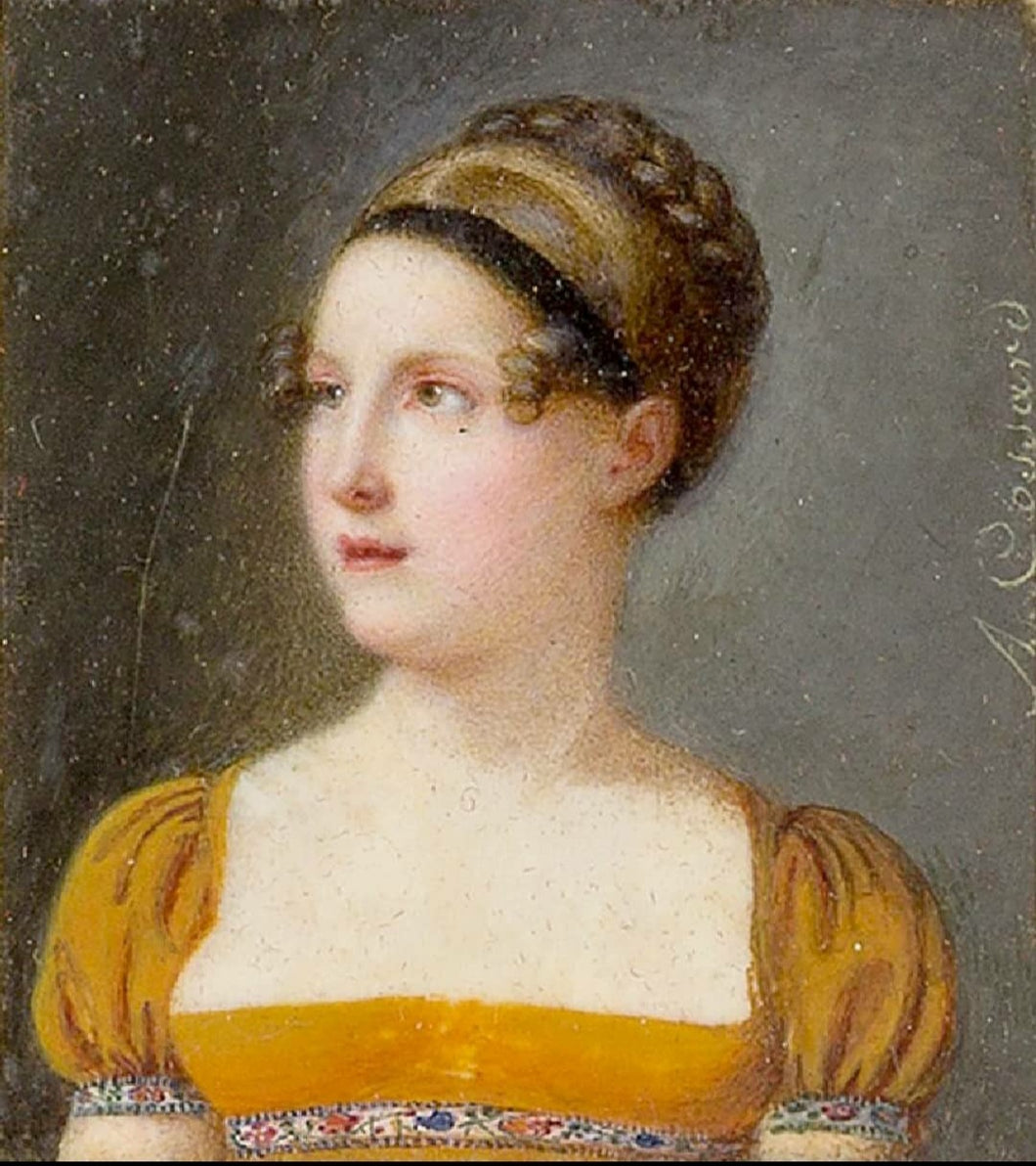 Amélie Cossard Portrait Miniature