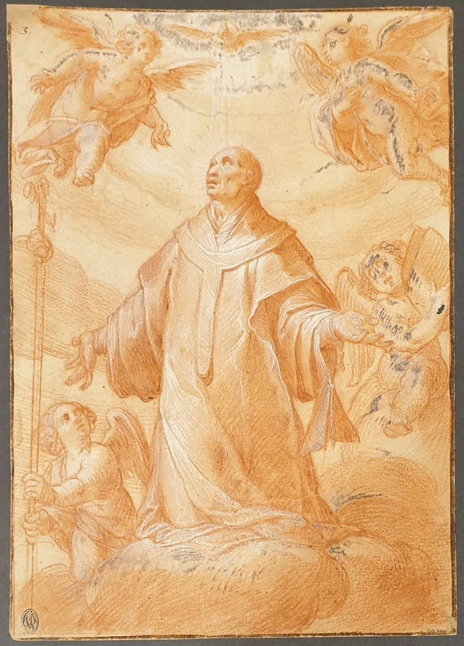 Italian 17th.Century Red Chalk Drawing
