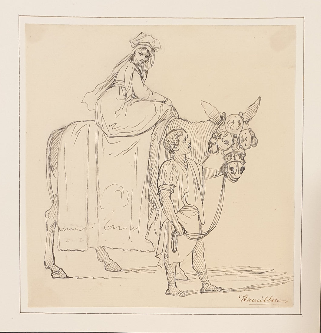 Willam Hamilton R.A. Pen And Ink Drawing