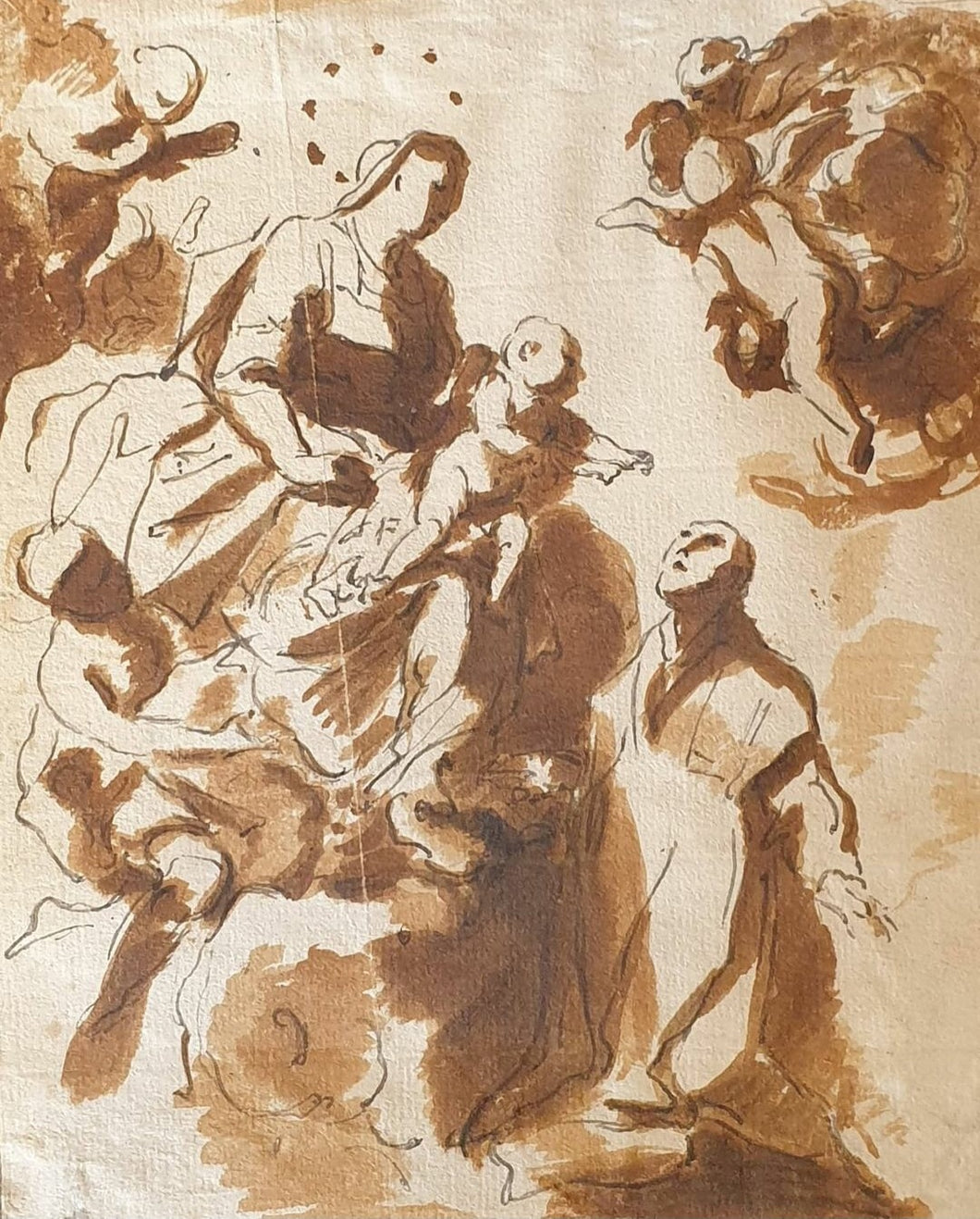 Benedetto Luti A Saint In Adoration