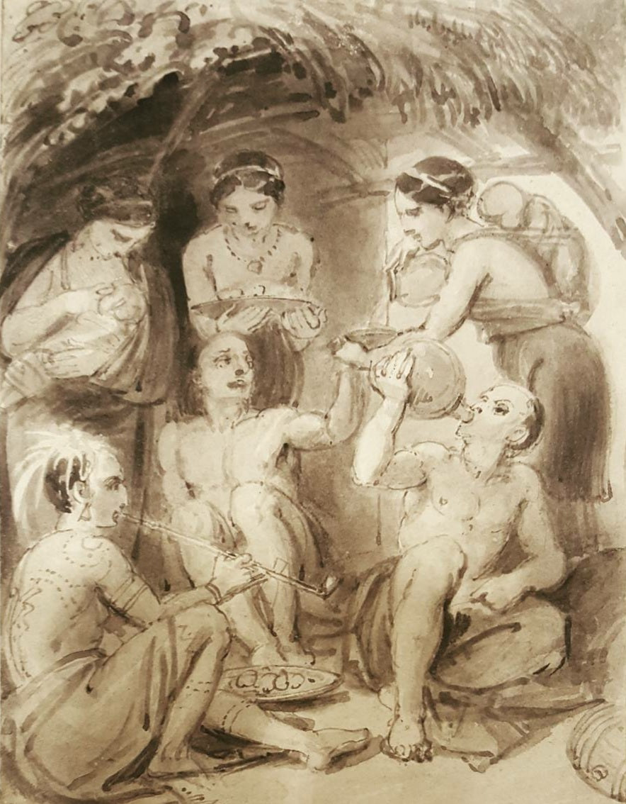 Thomas Stothard R.A. Native American Hospitality