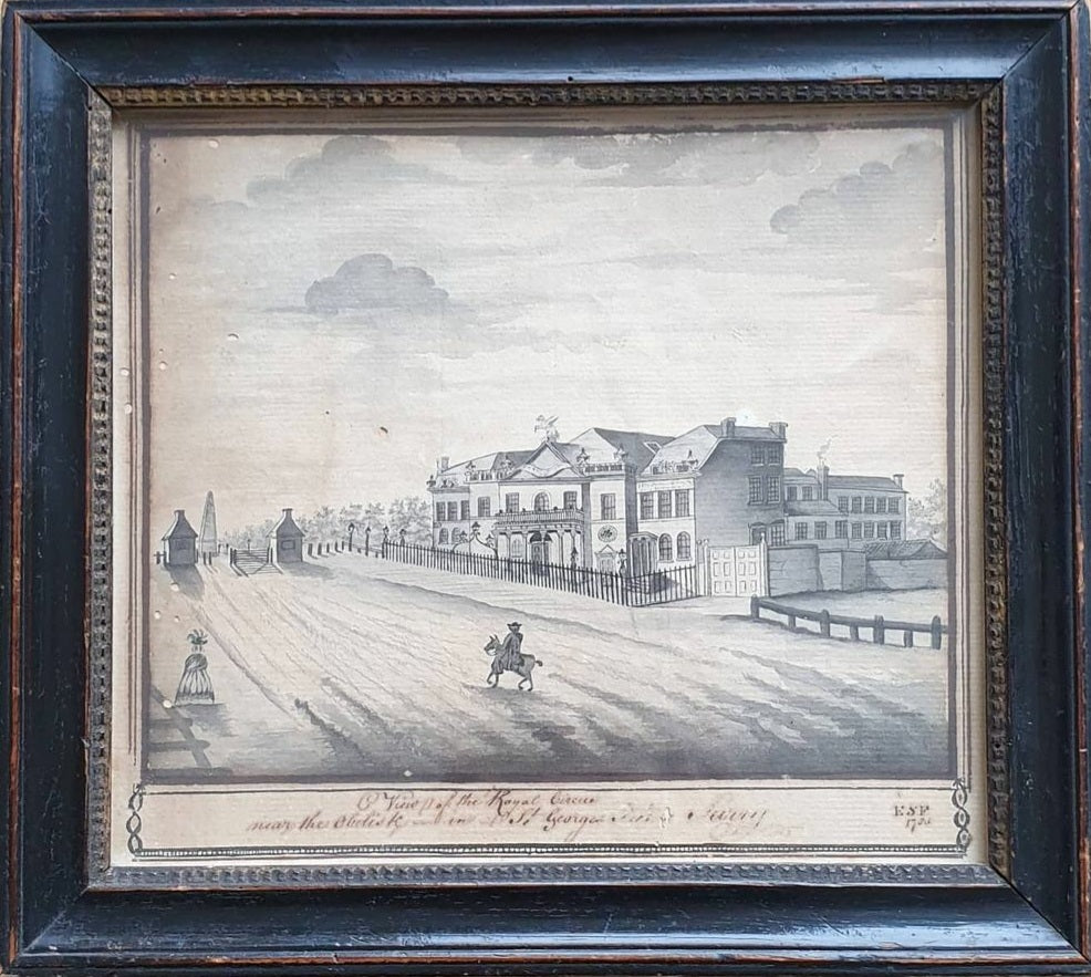 1785 Watercolour The Surrey Theatre Southwark