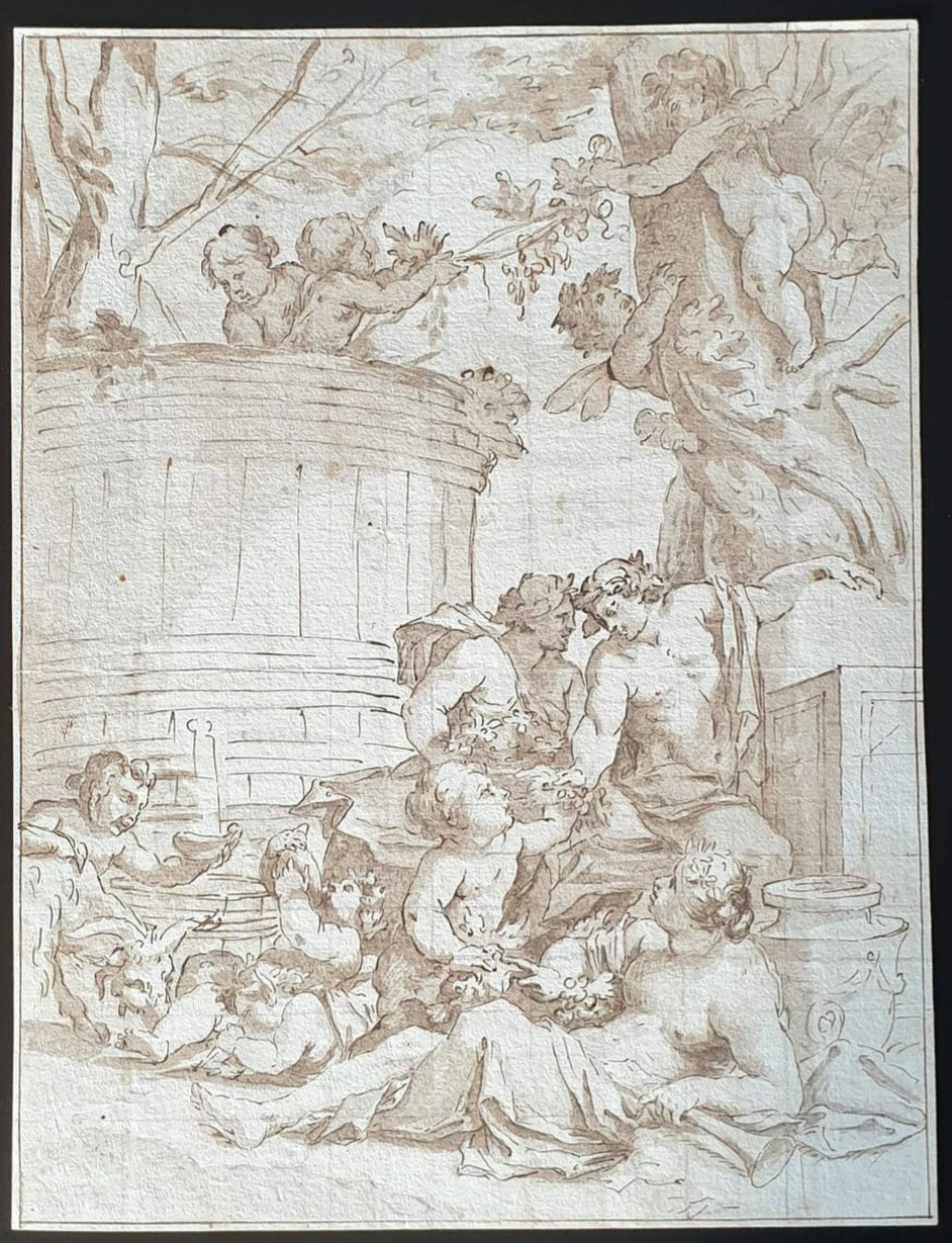Giulio Carpione Bacchanalian Scene