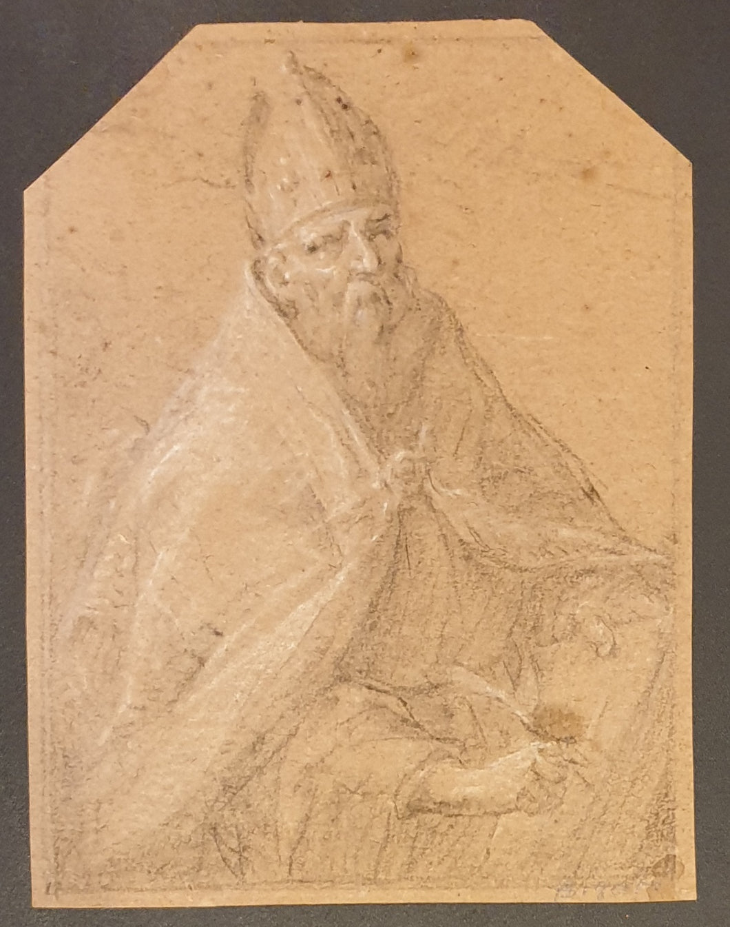 Vittorio Bigari 18th.Century Charcoal Drawing