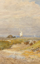 Load image into Gallery viewer, Philip Sheppard Watercolour Windmill Romney Marsh 1862
