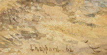 Load image into Gallery viewer, Philip Sheppard Watercolour Windmill Romney Marsh 1862
