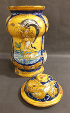 Load image into Gallery viewer, Pair Of Castel Durante Maiolica Albarelli Dated 1580
