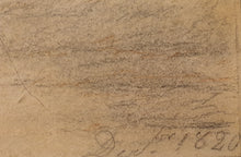 Load image into Gallery viewer, Benjamin Burnell Child Portrait Chalk Drawing 1820
